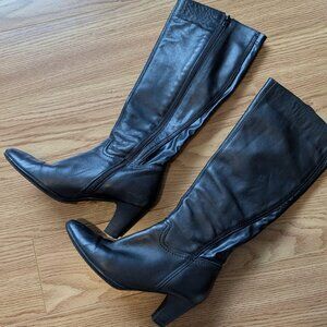 Soft Leather knee high boots SIze 38